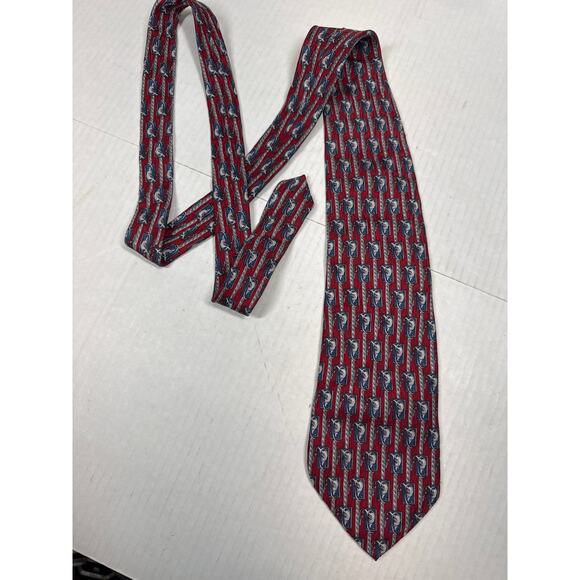 Jimmy V Mens Silk Neck Tie The V Foundation By Stonehenge Collection - Picture 1 of 5